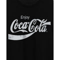 Black - Lifestyle - Coca-Cola Unisex Adult Distressed Logo T-Shirt