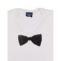 Black - Side - Womens-Ladies Bow T-Shirt