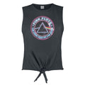 Black - Front - Amplified Womens-Ladies Pink Floyd Sleeveless T-Shirt