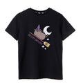 Black - Front - Pusheen Girls Broom Broom Halloween Short-Sleeved T-Shirt