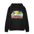 Black - Front - South Park Mens Line Up Hoodie