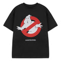 Black - Front - Ghostbusters Childrens-Kids Logo T-Shirt