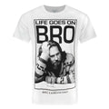 White - Front - The Big Lebowski Mens Life Goes On Bro T-Shirt