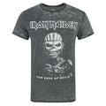 Charcoal - Front - Iron Maiden Mens The Book Of Souls Burnout T-Shirt