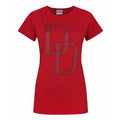 Red - Front - Daredevil Womens-Ladies Logo T-Shirt