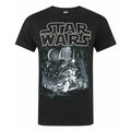 Black - Front - Star Wars: A New Hope Mens Poster T-Shirt