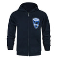 Blue - Front - DC Comics Mens Arrow Starling City Metro Police Full Zip Hoodie