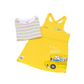 Yellow - Side - Cocomelon Girls Oh Yeah! Whoa! Pinafore Dress Set