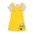 Yellow - Front - Cocomelon Girls Oh Yeah! Whoa! Pinafore Dress Set