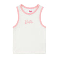 Pink-White - Back - Barbie Womens-Ladies Short Pyjama Set