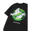 Black - Side - Ghostbusters Unisex Adult Slime Logo Short-Sleeved T-Shirt