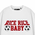 White - Back - Show Me The Merch Unisex Adult Rice Rice Baby Short-Sleeved T-Shirt