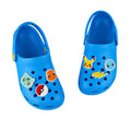 Blue - Side - Pokemon Boys Badge Clogs