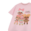 Pink - Side - LOL Surprise Girls Group Short-Sleeved T-Shirt