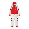 White-Red-Black - Front - Paw Patrol Childrens-Kids Marshall Applique Face Overalls