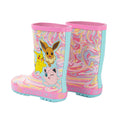 Multicoloured - Back - Pokemon Girls Characters Wellington Boots