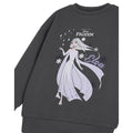 Grey - Side - Frozen Girls Elsa Sweatshirt