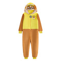 Yellow - Front - Paw Patrol Childrens-Kids Rubble Applique Face Jumpsuit