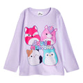 Purple - Back - Squishmallows Girls Characters Long-Sleeved Long Pyjama Set (Pack of 2)