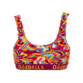 Multicoloured - Front - OddBalls Womens-Ladies Festival Bralette