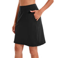 Black - Side - Island Green Womens-Ladies Golf Skort