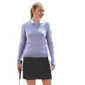 Black - Lifestyle - Island Green Womens-Ladies Golf Skort