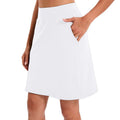 White - Side - Island Green Womens-Ladies Golf Skort