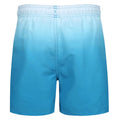 Blue - Back - RIPT Essentials Boys Dip Dye Ultra Light Swim Shorts