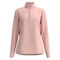 Pink - Front - Forelson Womens-Ladies Broadway Quarter Zip Golf Base Layer Top