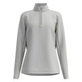 Grey - Front - Forelson Womens-Ladies Broadway Quarter Zip Golf Base Layer Top