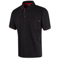 Black - Front - Lee Cooper Mens Pique Polo Shirt