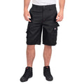 Black - Pack Shot - Lee Cooper Mens Classic Cargo Shorts