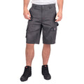 Grey - Front - Lee Cooper Mens Classic Cargo Shorts