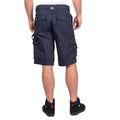 Navy Blue - Back - Lee Cooper Mens Classic Cargo Shorts