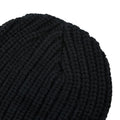 Black - Side - Lee Cooper Chunky Knit Beanie