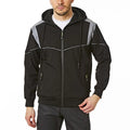 Black - Lifestyle - Lee Cooper Mens Reflective Hooded Jacket