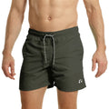 Charcoal - Side - RIPT Essentials Mens Swim Shorts