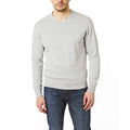 Light Grey - Front - CastlePoint Mens Knitted V Neck Jumper