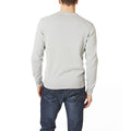 Light Grey - Back - CastlePoint Mens Knitted V Neck Jumper