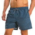 Pale Blue - Front - RIPT Essentials Mens Diamond Swim Shorts