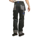 Black - Back - Goodyear Mens Detachable Holster Pocket Work Trousers