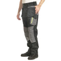 Black - Side - Goodyear Mens Detachable Holster Pocket Work Trousers