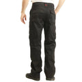 Black - Back - Lee Cooper Mens Multi Pocket Work Trousers