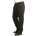 Black - Side - Lee Cooper Mens Multi Pocket Work Trousers