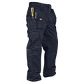 Navy Blue - Front - Lee Cooper Mens Multi Pocket Work Trousers