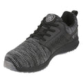 Black - Side - Iron Mountain Mens Contrast Knitted Safety Shoes