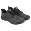 Black - Front - Iron Mountain Mens Contrast Knitted Safety Shoes