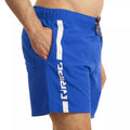 Royal Blue-White - Side - RIPT Essentials Mens Swim Shorts