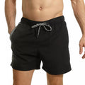 Black-Grey - Side - RIPT Essentials Mens Swim Shorts