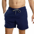 Navy-White - Front - RIPT Essentials Mens Swim Shorts